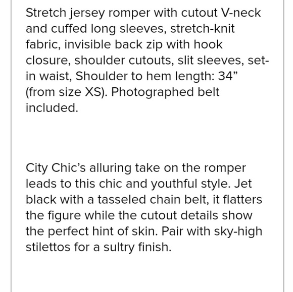 City Chic ROMPER - Picture 4 of 8